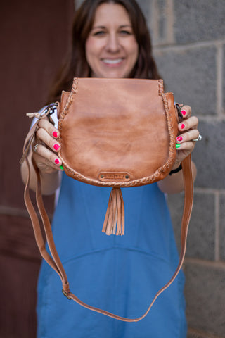 BedStu HalfMoon- Tan Rustic