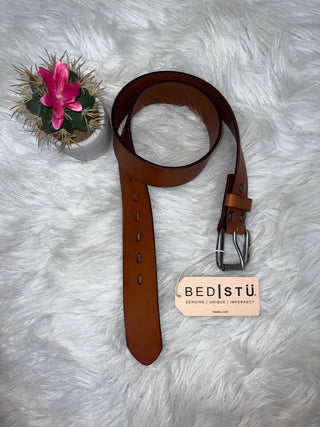 BedStu Hobo Belt- Tan Rustic
