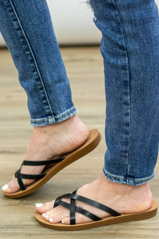 Notch Sandal- Black