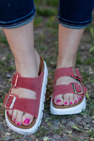 Jazmin Sandal- Rust~ Very G