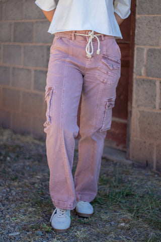 Tana High Rise Straight Cargo Pant