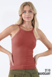 Highneck Ribbed Tank