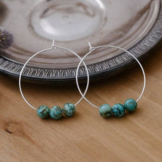 Mystic whispers hoops-turquoise