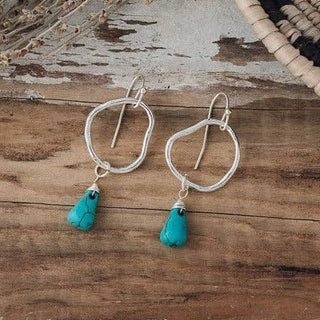 Sedona earrings-turquoise