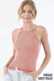 Highneck Ribbed Tank