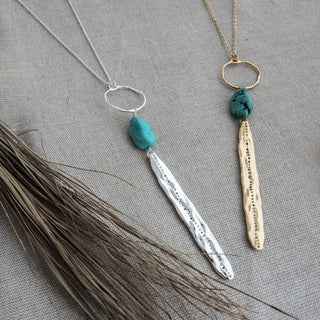 Coastline necklace-turquoise