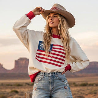 Freedom Rings Pullover