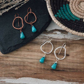 Sedona earrings-turquoise