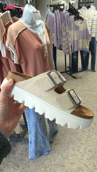 Jazmin Sandal- Cream