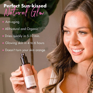 Self Tanner Hyaluronic Acid Face Serum 2oz (2 Shades)