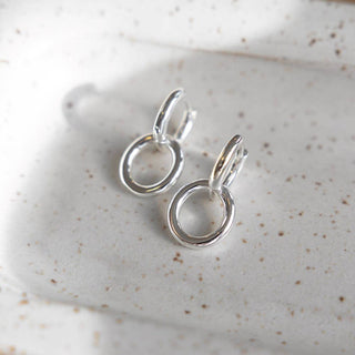 Tandem Hoop: Silver