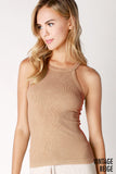 Highneck Ribbed Tank