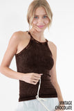 Highneck Ribbed Tank