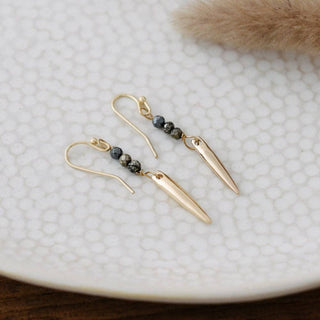 Altruism earrings-pyrite