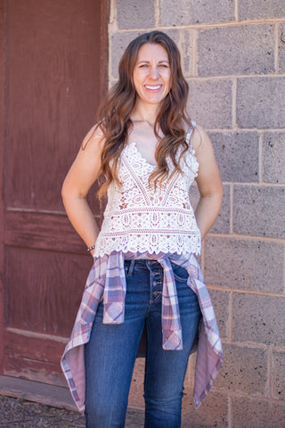 A Perfect Love Crochet Tank