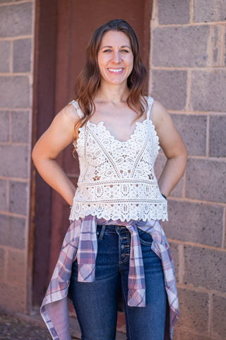 A Perfect Love Crochet Tank