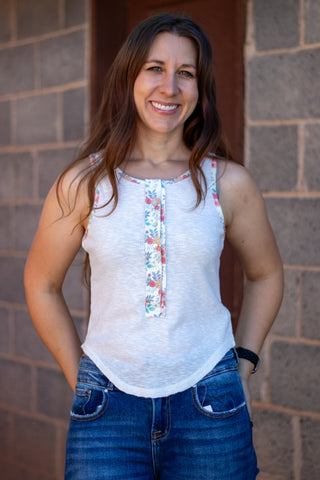 Addy Floral Tank