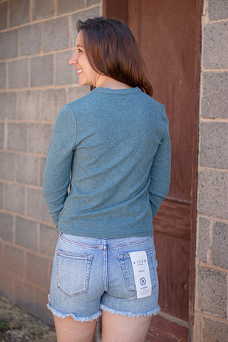 Aeris Top- Spruce Heather