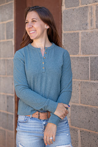 Aeris Top- Spruce Heather