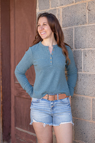 Aeris Top- Spruce Heather