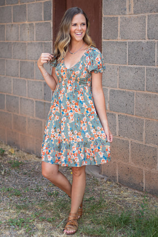 At This Time Floral Dress