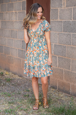 At This Time Floral Dress
