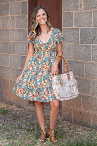 At This Time Floral Dress