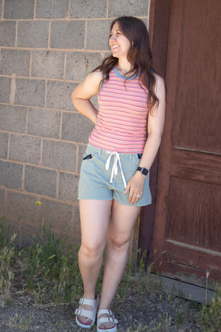 Beach Short- Sage | Silver Jeans