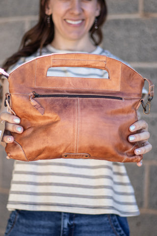 Bed|Stu Greenway Handbag- Tan Rustic