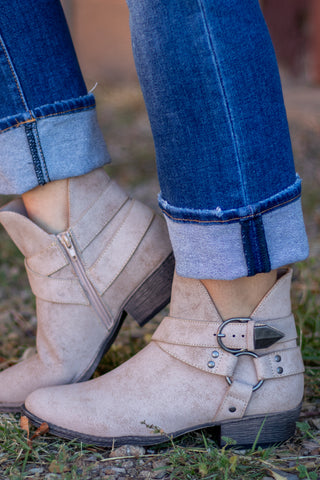 Caroline Bootie- Nude