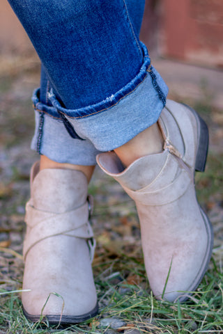 Caroline Bootie- Nude