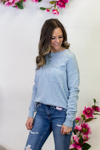 Cecilly Front Pocket Sweater Top