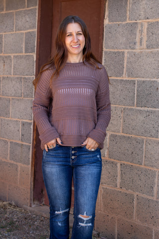 Cleo Crochet Sweater