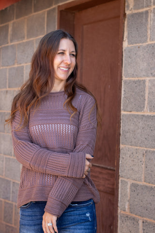 Cleo Crochet Sweater