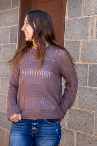 Cleo Crochet Sweater