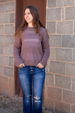 Cleo Crochet Sweater