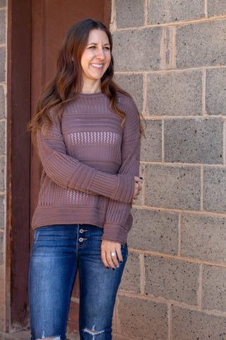 Cleo Crochet Sweater