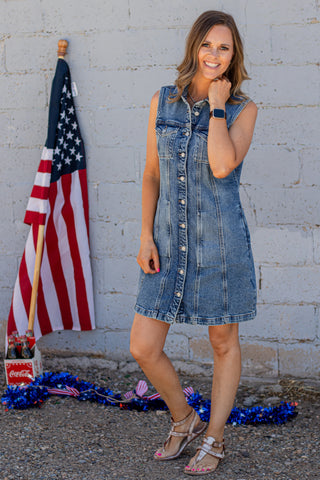 Silver Jeans Denim Mini Dress Large