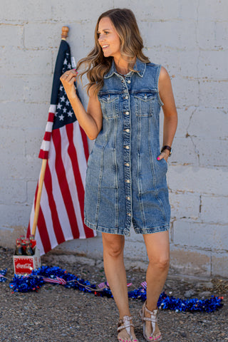 Denim Dress- Silver Jeans