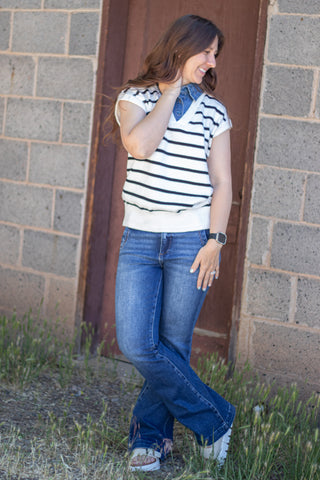 Dressed My Best Striped Top