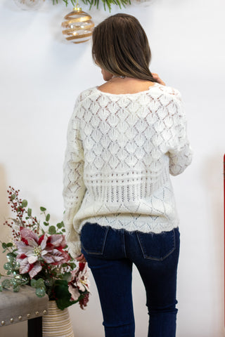 Daryn Crochet Sweater