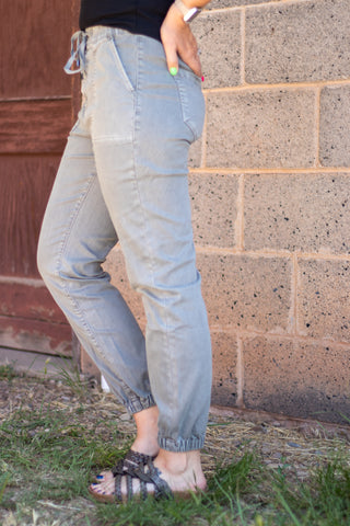 Elaina Joggers- Ash Grey