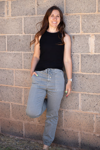 Elaina Joggers- Ash Grey