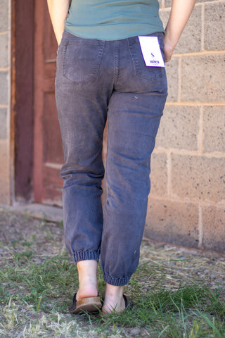 Elaina Joggers- Charcoal Grey