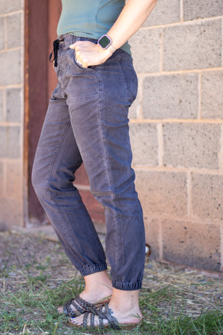 Elaina Joggers- Charcoal Grey