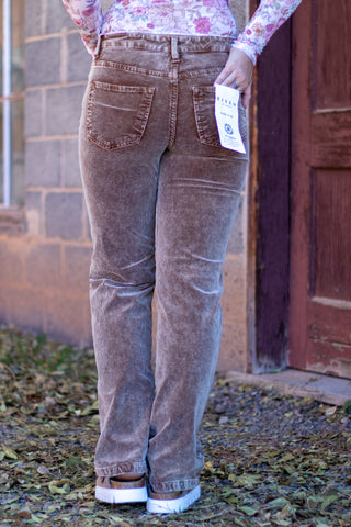 Ella Corduroy Pant- Mocha
