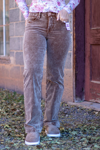 Ella Corduroy Pant- Mocha