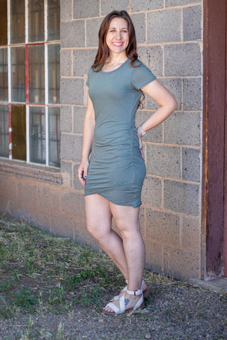 Easy Living Ruched Dress