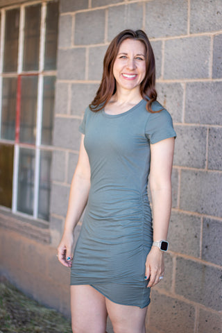 Easy Living Ruched Dress
