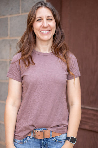 Every Day Essential Tee- Chocolate